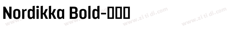 Nordikka Bold字体转换